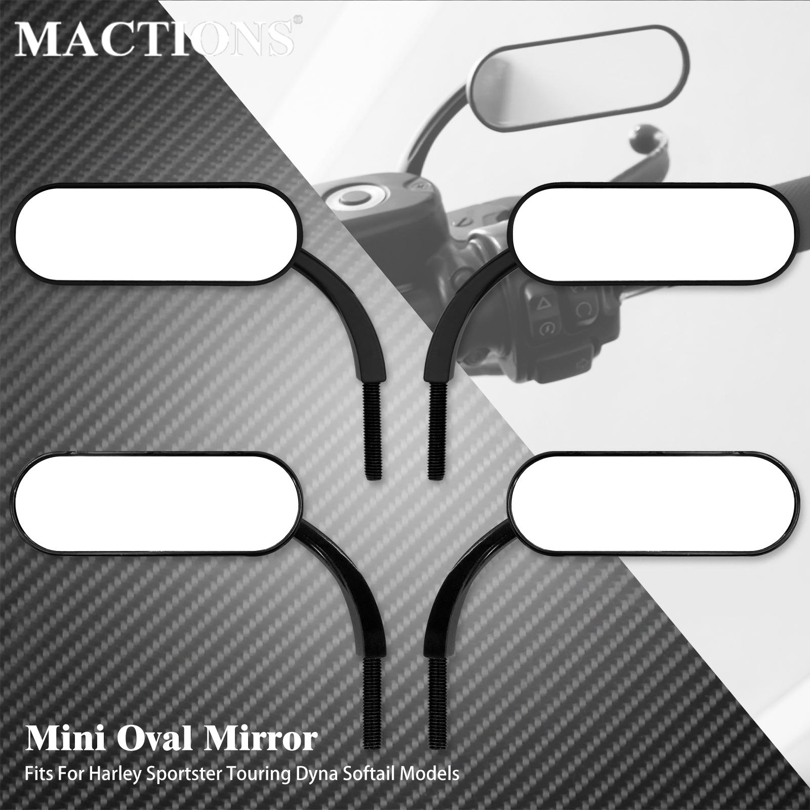Mirror Extender Bar - Motorcycle Rearview Mirror Oval Side Mirror