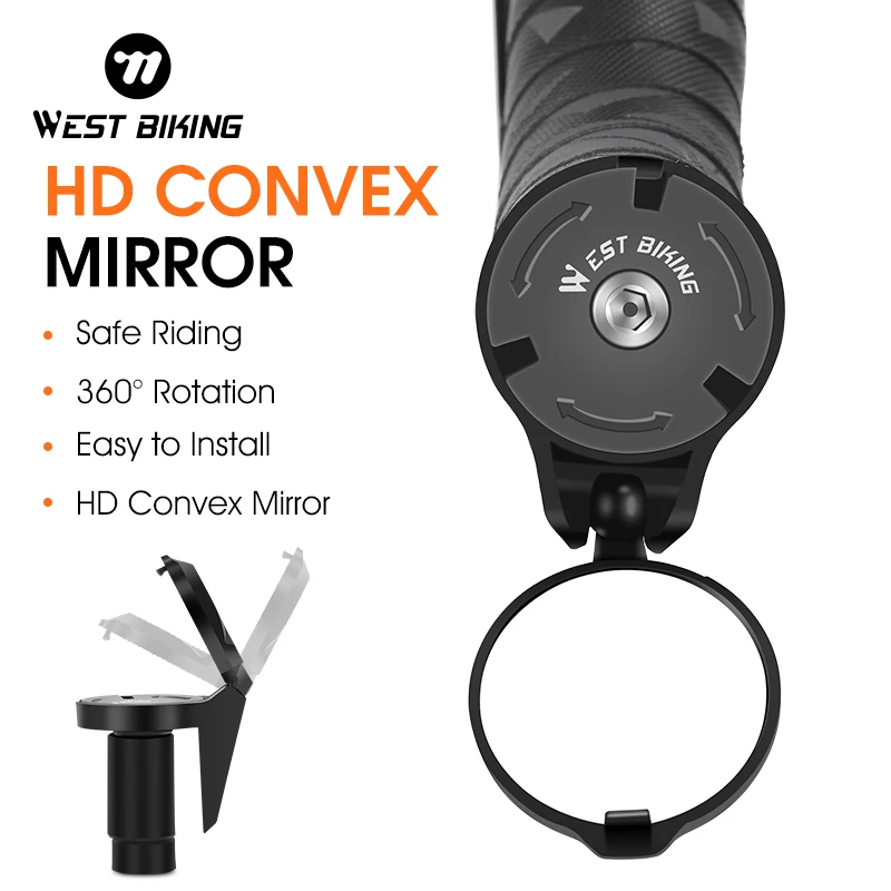 Mirror Extender Bar - WEST BIKING Bicycle Rearview Mirror Handlebar