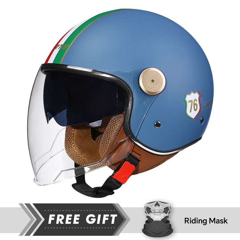 DOT ECE Approved Retro 3/4 Ope - Motorcycle Gear Store recension och pris