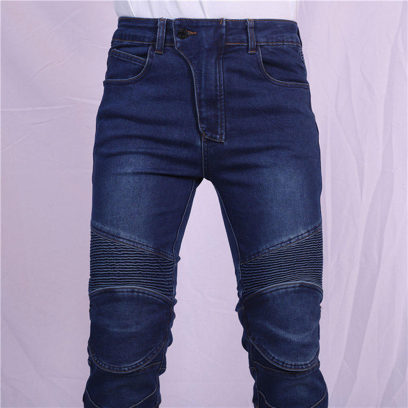 Men Jeans Embroidery Motorcycl - Motorcycle Gear Testing recension och pris