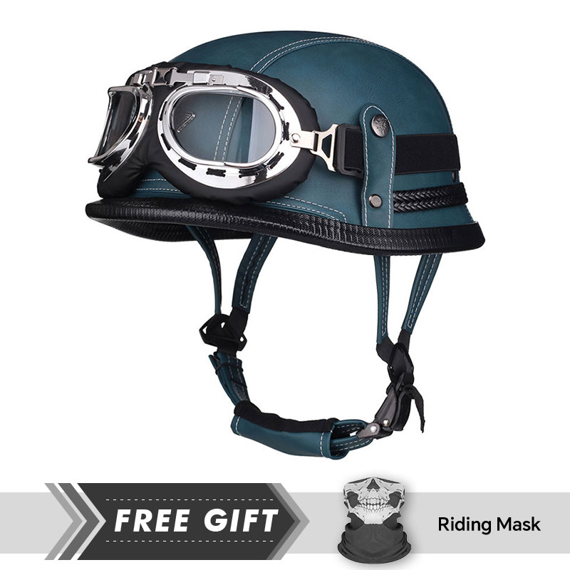 Classic Half Face Helmet Prote - Motorcycle Gear Store recension och pris
