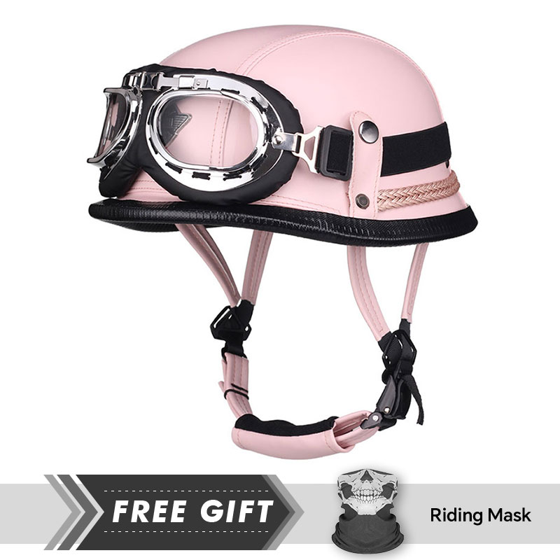Classic Half Face Helmet Prote - Motorcycle Gear Store recension och pris