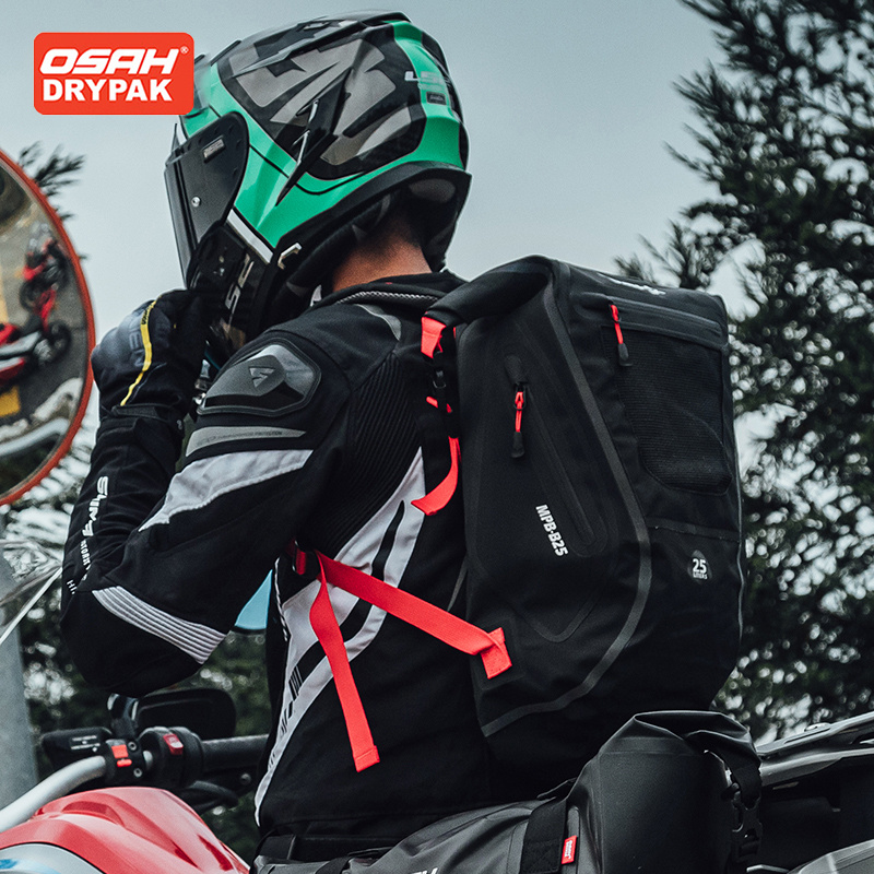 OSAH Grey Motorcycle Bag 25L L - Motorcycle Gear Travel Bag recension och pris