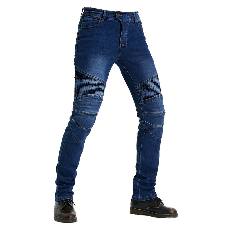 Men Jeans Embroidery Motorcycl - Motorcycle Gear Testing recension och pris