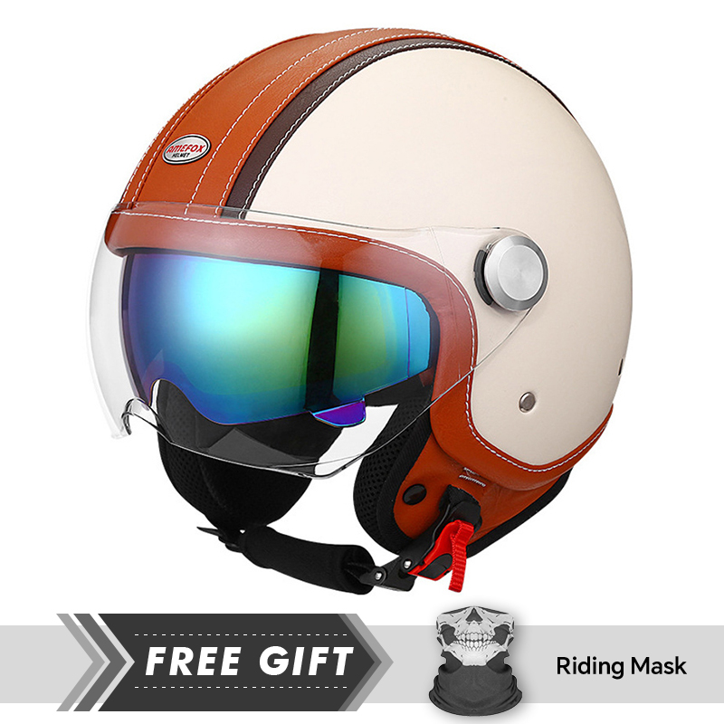 White Orange Original Open Fac - Motorcycle Gear Store recension och pris