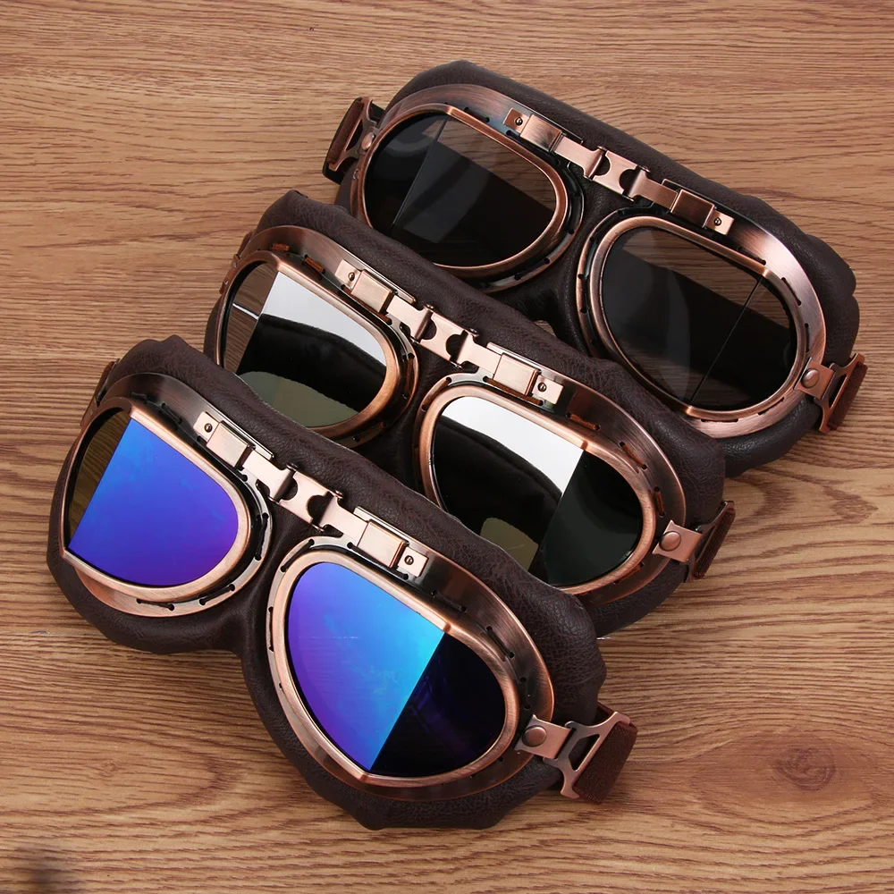 Pilot Retro Goggles Dustproof  - Motorcycle Gear Used recension och pris