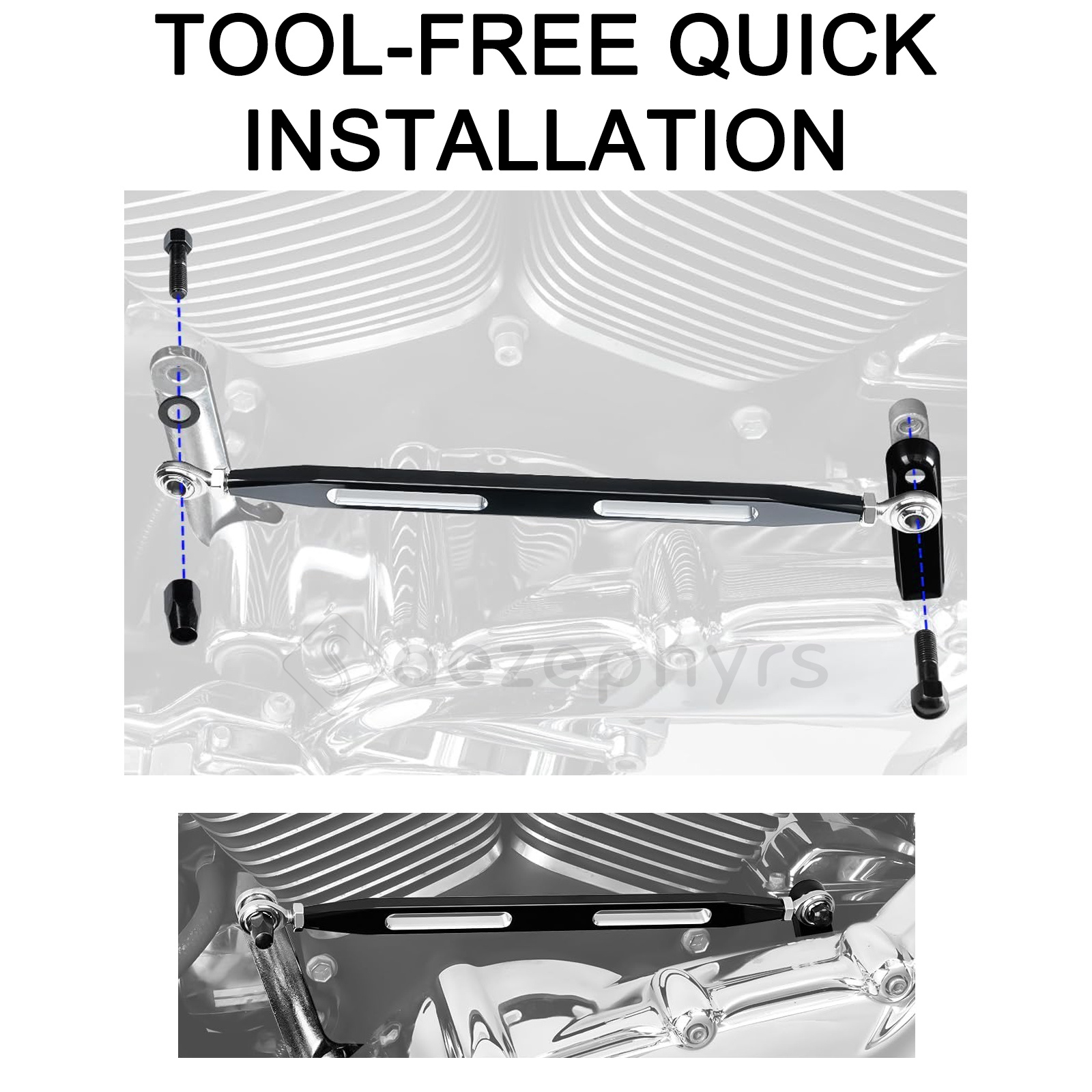 Motorcycle 330mm Aluminum Gear - Motorcycle Gear Shift Pattern recension och pris