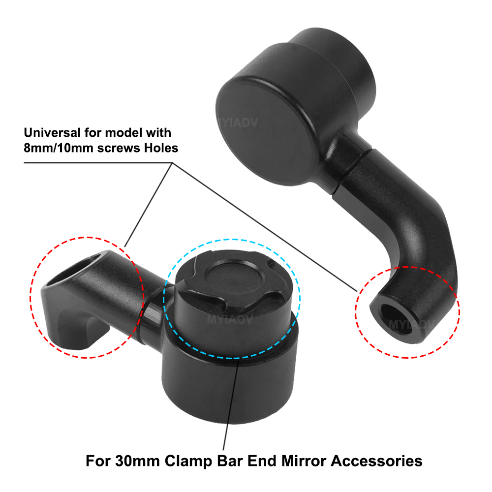 Motorcycle Mirror Riser Extens - Mirror Extender Bar recension och pris