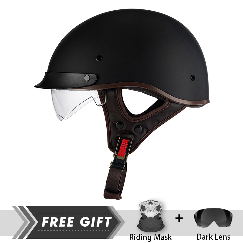 Crash Headpiece Half Face Helm - Motorcycle Gear Store recension och pris