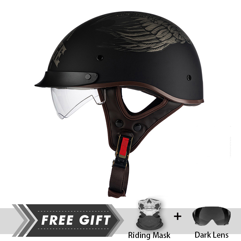 Crash Headpiece Half Face Helm - Motorcycle Gear Store recension och pris