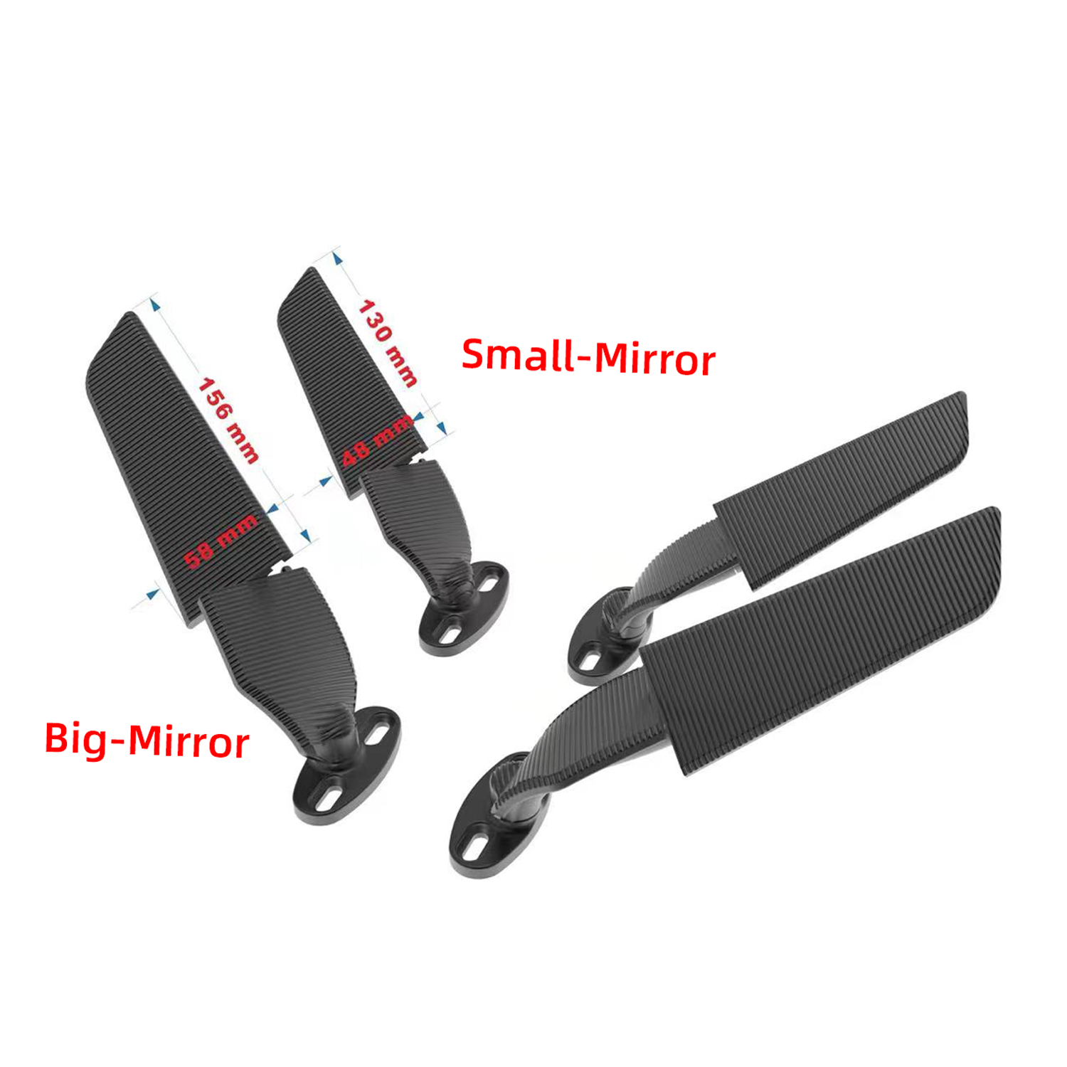 For Kawasaki NINJA 300R 250R 4 - Mirror Extender Bar recension och pris