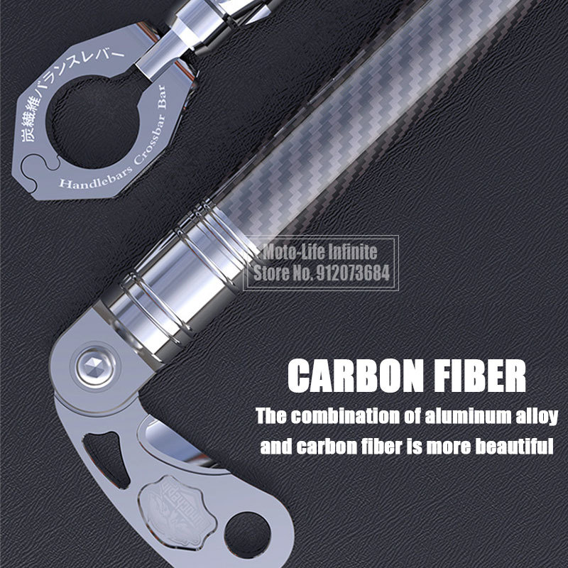 Universal Motorcycle Carbon Fi - Mirror Extender Bar recension och pris