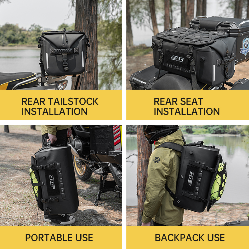 SFK Motorcycle Bag Newest Back - Motorcycle Gear Travel Bag recension och pris