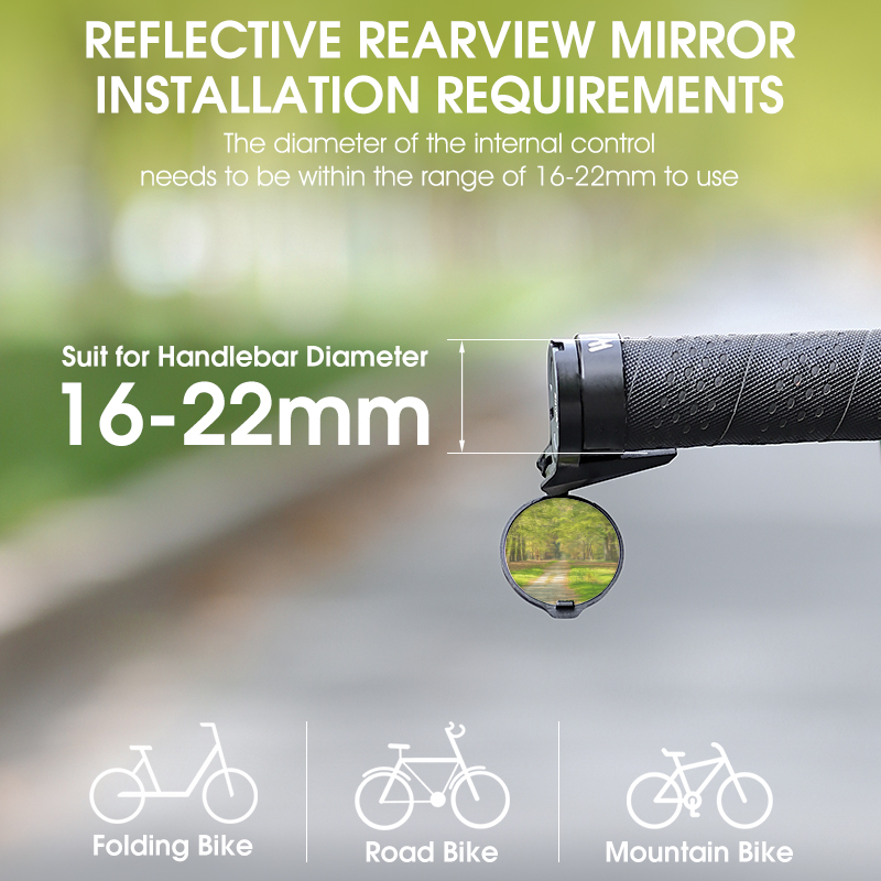 WEST BIKING 2PC Bar End Bicycl - Mirror Extender Bar recension och pris