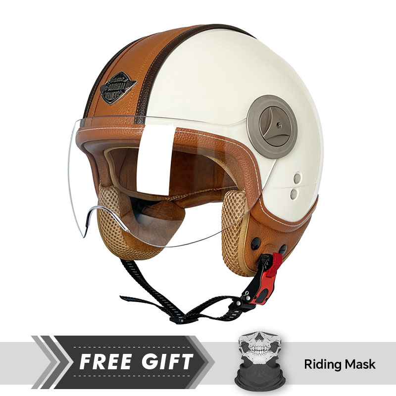 3/4 Open Face Helmet Vintage O - Motorcycle Gear Store recension och pris