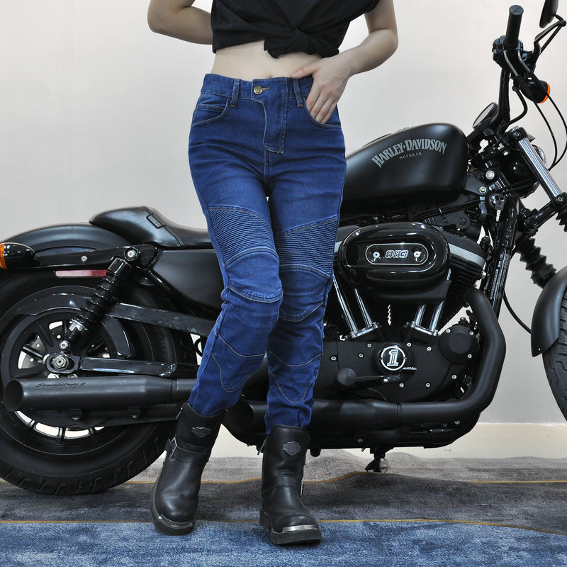2026 Women Jeans Embroidery Mo - Motorcycle Gear Testing recension och pris