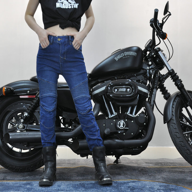 2026 Women Jeans Embroidery Mo - Motorcycle Gear Testing recension och pris