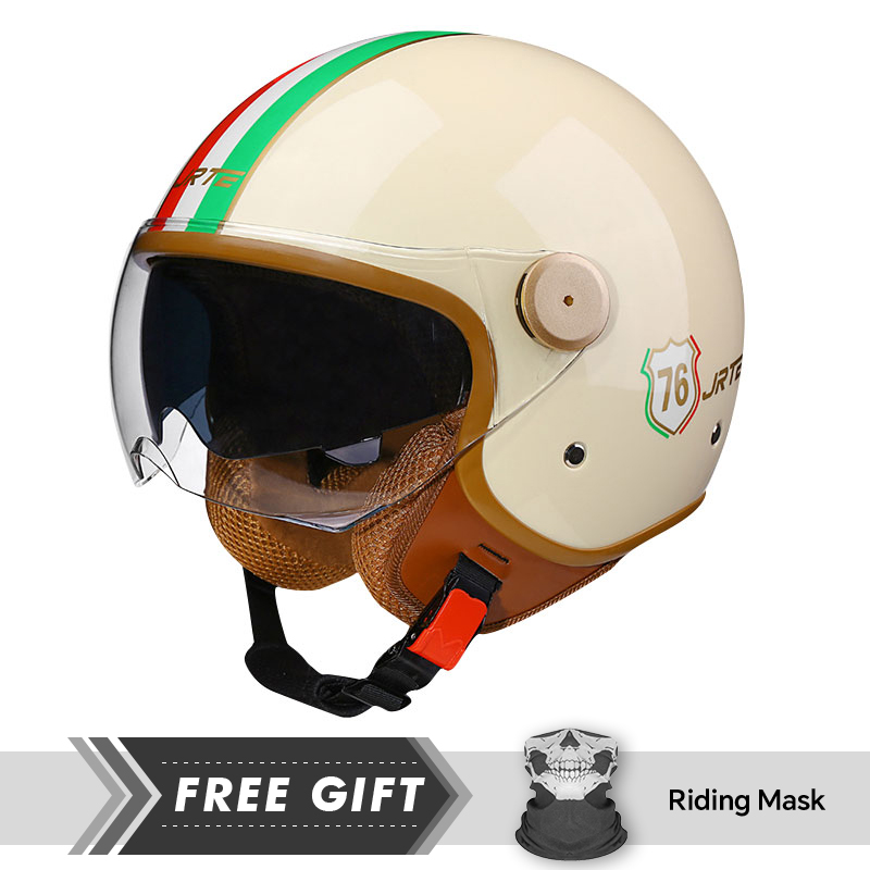 Double Lens Open Face Motorcyc - Motorcycle Gear Store recension och pris