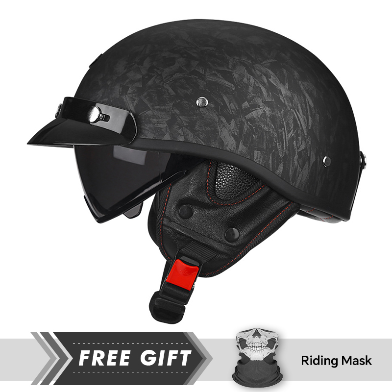 Half Motorcycle Helmet DOT ECE - Motorcycle Gear Store recension och pris
