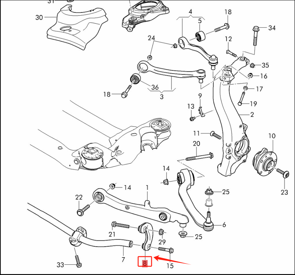 Front Upper Lower Sway Bar Lin - Motorcycle Gear Near Me recension och pris
