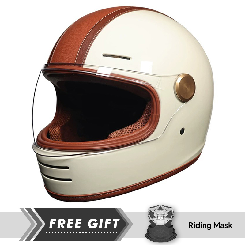 Men Women Leather Full Face Mo - Motorcycle Gear Store recension och pris