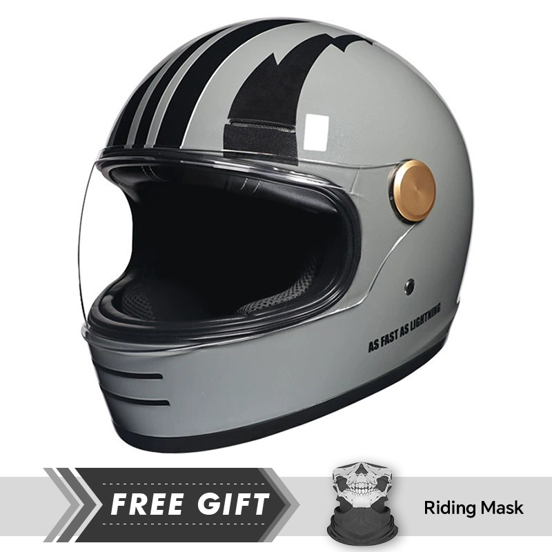 Vintage Full Face Motorcycle H - Motorcycle Gear Store recension och pris