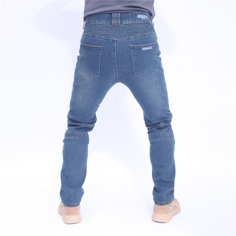 Men Jeans Embroidery Motorcycl - Motorcycle Gear Testing recension och pris