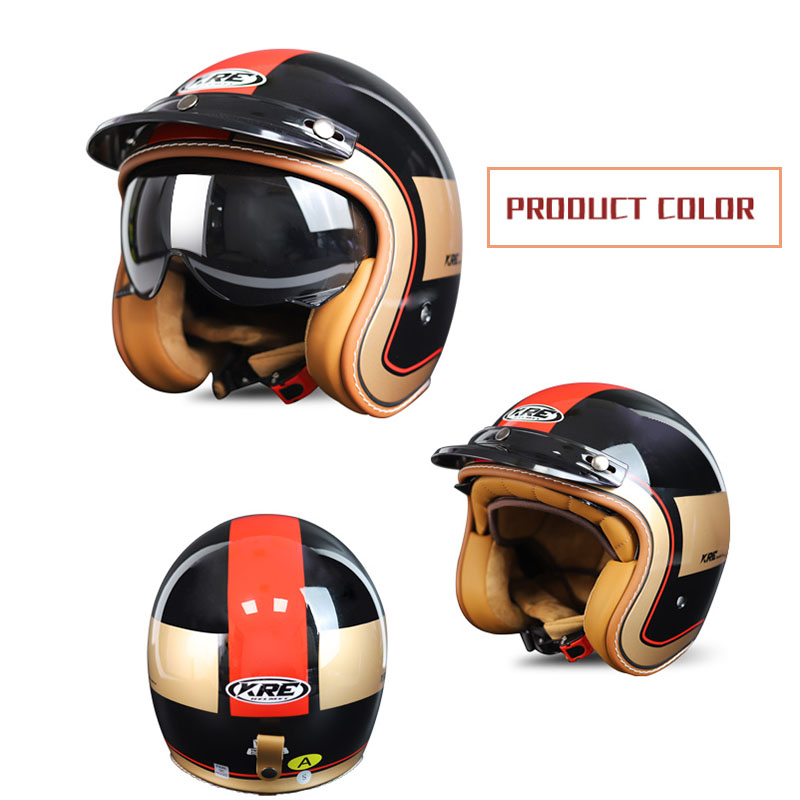 SOMAN Open Face Motorcycle Hel - Motorcycle Gear Store recension och pris